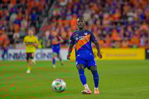 Kevin Denkey in action