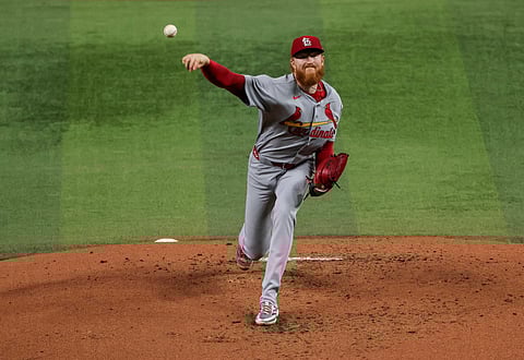 St. Louis Cardinals pitcher Dustin May