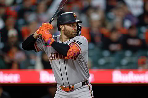 Casey Schmitt in action