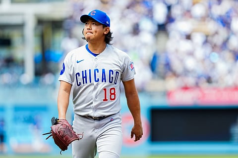Chicago Cubs' Shota Imanaga in picture