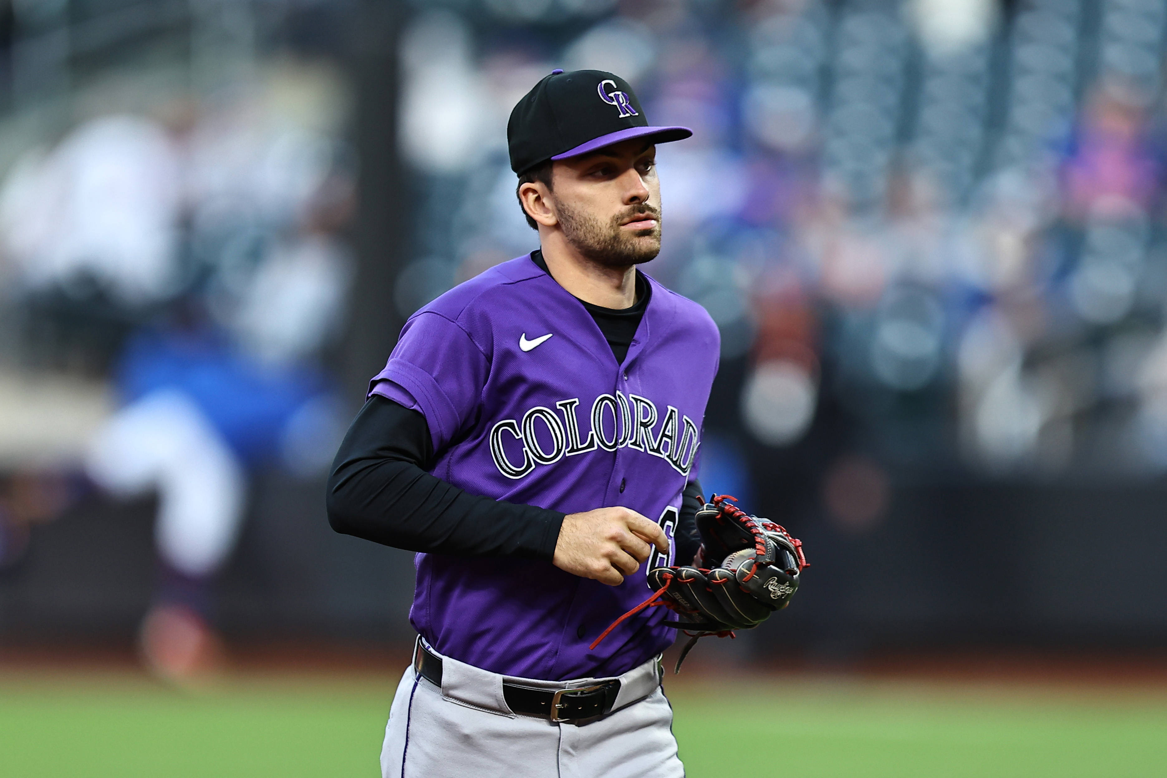 Colorado Rockies baseman Edouard Julien