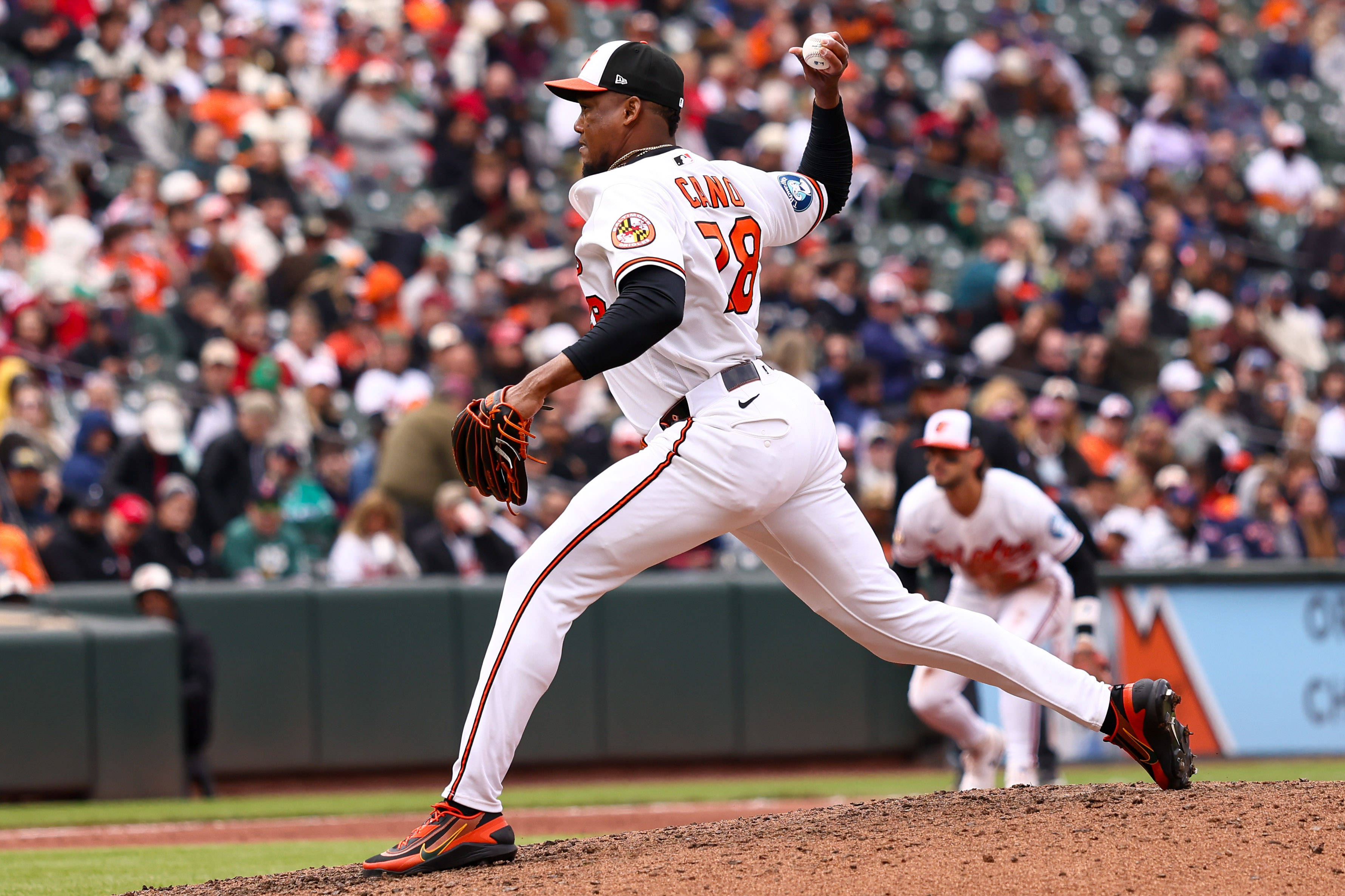 Baltimore Orioles pitcher Yennier Cano