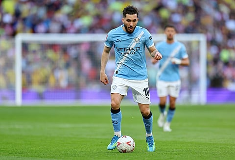 Manchester City midfielder Rayan Cherki