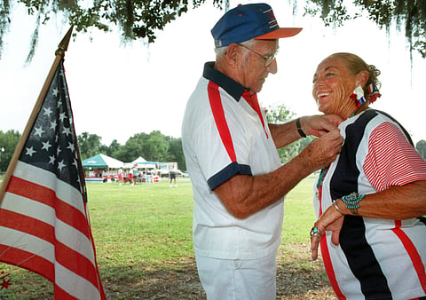 Bob Skinner with his wife