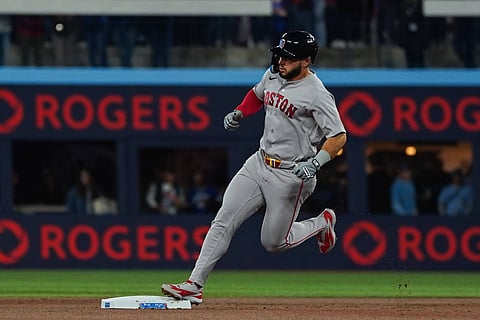 Boston Red Sox's Wilyer Abreu in action