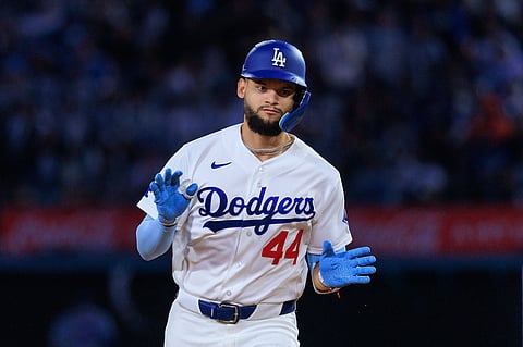 Andy Pages of Los Angeles Dodgers