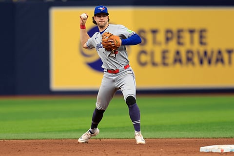 Toronto Blue Jays' Ernie Clement in action