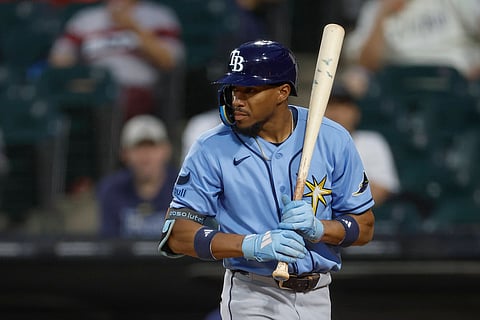 Chandler Simpson of Tampa Bay Rays