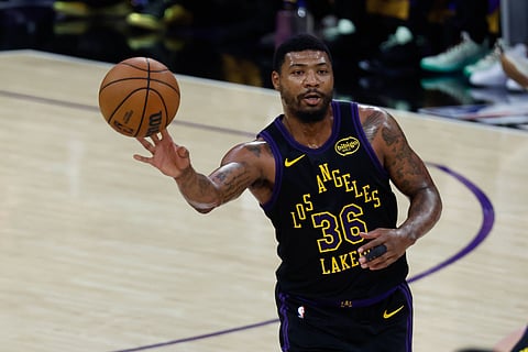 Los Angeles Lakers guard Marcus Smart