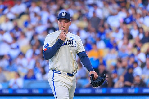 Los Angeles Dodgers pitcher Blake Snell