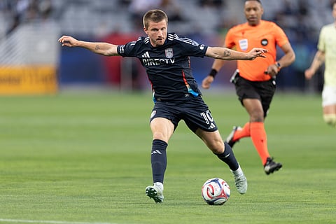 San Diego FC midfielder Anders Dreyer