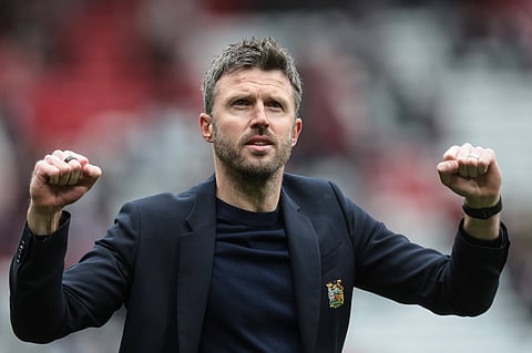Manchester United interim head coach Michael Carrick