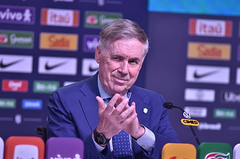 Brazil national team coach Carlo Ancelotti