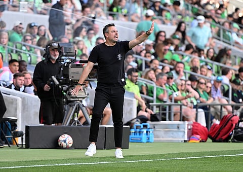 Austin FC coach Nico Estevez