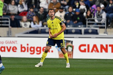 Nashville SC captain Jack Maher in action