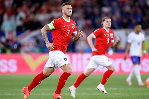 Austria captain Marko Arnautovic