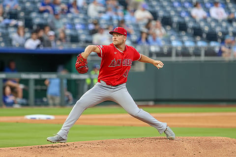 Los Angeles Angels pitcher Reid Detmers