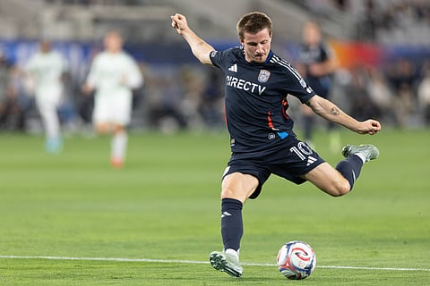 San Diego FC midfielder Anders Dreyer