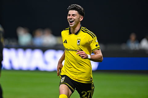 Max Arfsten of Columbus Crew