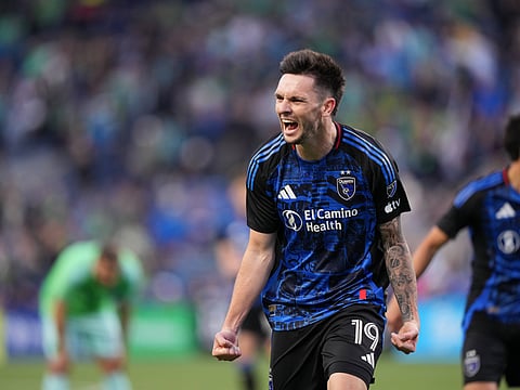 Preston Judd celebrates his goal