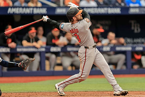 Baltimore Orioles' Taylor Ward in action