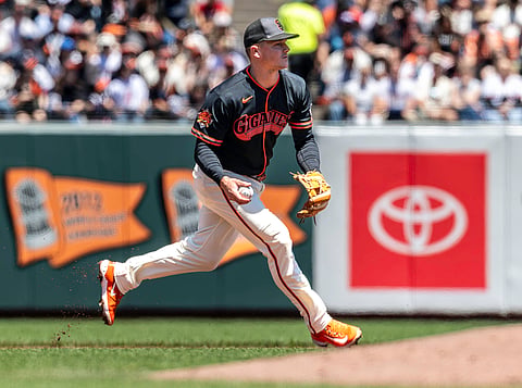 San Francisco Giants baseman Matt Chapman in action