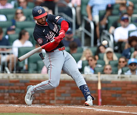 Washington Nationals' Dylan Crews in action