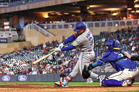 Toronto Blue Jays left fielder Yohendrick Pinango