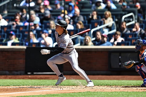 Jake McCarthy of Colorado Rockies