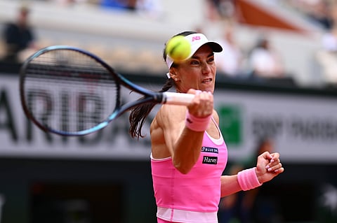 Sorana Cirstea in action