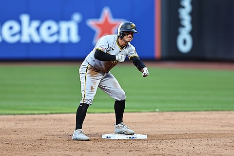 Jake Mangum of Pittsburgh Pirates