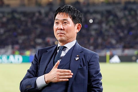 Japan coach Hajime Moriyasu