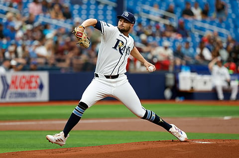 Tampa Bay Rays pitcher Shane McClanahan
