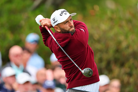 Jon Rahm in action