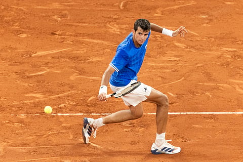 Rafael Jodar in action against Alexander Zverev