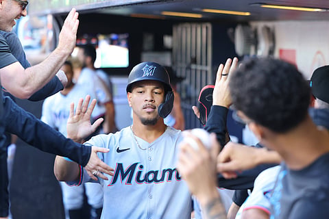 Heriberto Hernandez of Miami Marlins