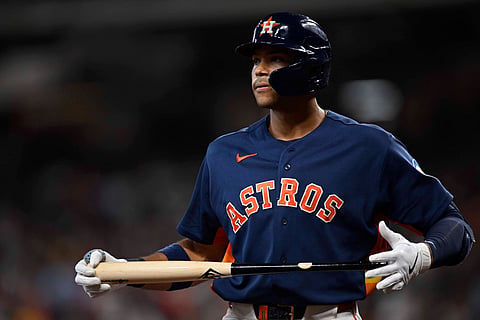 Houston Astros right fielder Cam Smith