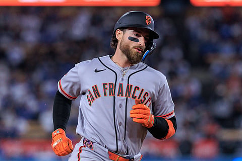 San Francisco Giants catcher Eric Haase
