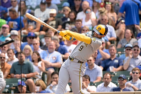 Jake Bauers of Milwaukee Brewers