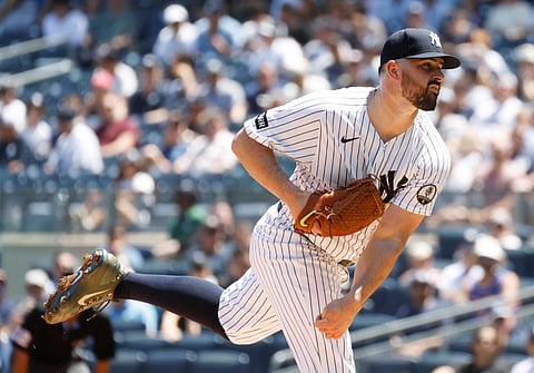 New York Yankees pitcher Carlos Rodon
