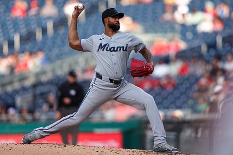 Athletics pitcher Luis Medina