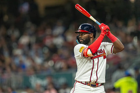 Michael Harris II in action for Atlanta Braves