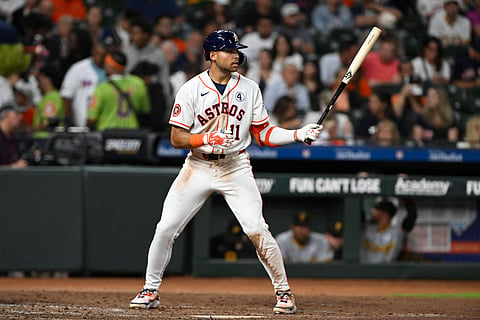 Houston Astros right fielder Cam Smith