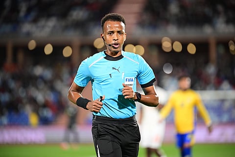 Somali referee Omar Abdulkadir Artan