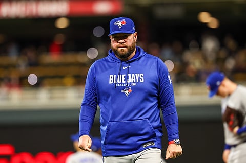 Toronto Blue Jays manager John Schneider