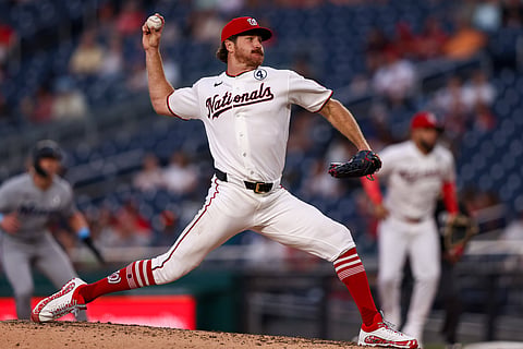 Washington Nationals pitcher Miles Mikolas