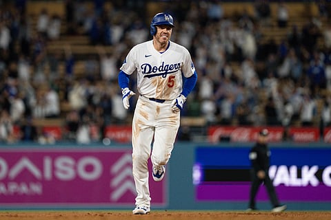 Los Angeles Dodgers first baseman Freddie Freeman