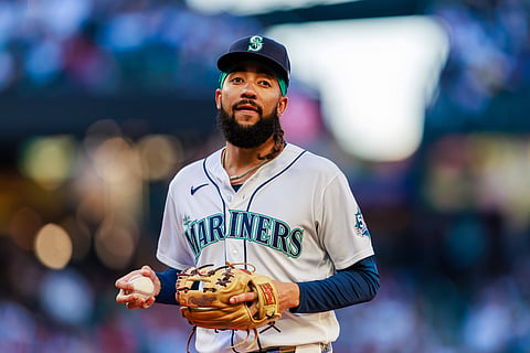 Seattle Mariners shortstop JP Crawford in action