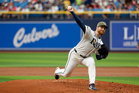 Tampa Bay Rays pitcher Drew Rasmussen