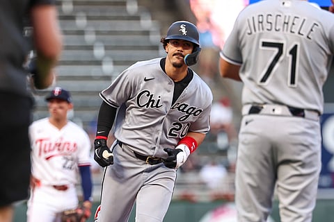 Chicago White Sox baseman Miguel Vargas